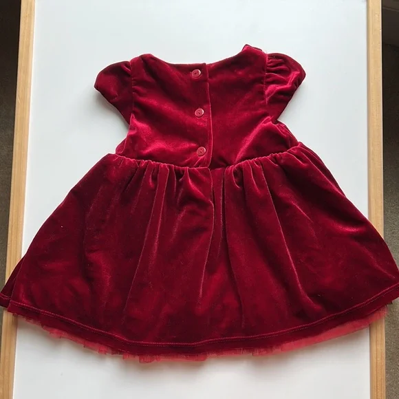 H&M Burgundy Holiday Dress - Picture 5 of 6